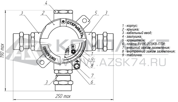 Преобразователь температуры измерительный ВУУК-Е-ПТИ