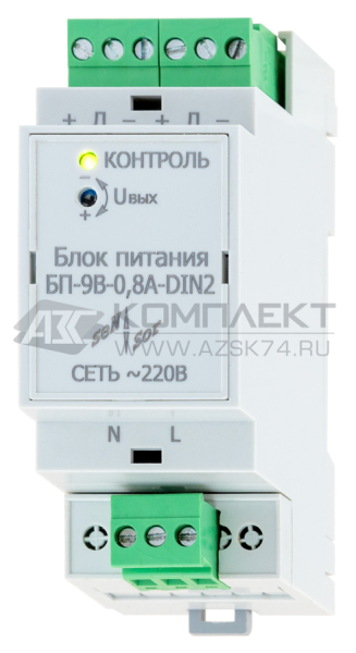 Блок питания БП-9В-0,8А-DIN[2]