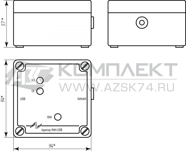 Адаптер ЛИН-USB 